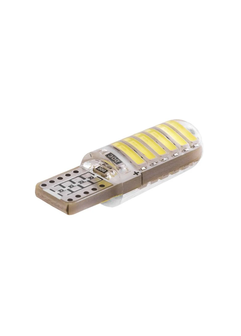 Светодиодная авто лампа T10-7014-12smd-S белый 12V LEDUA (323473986)