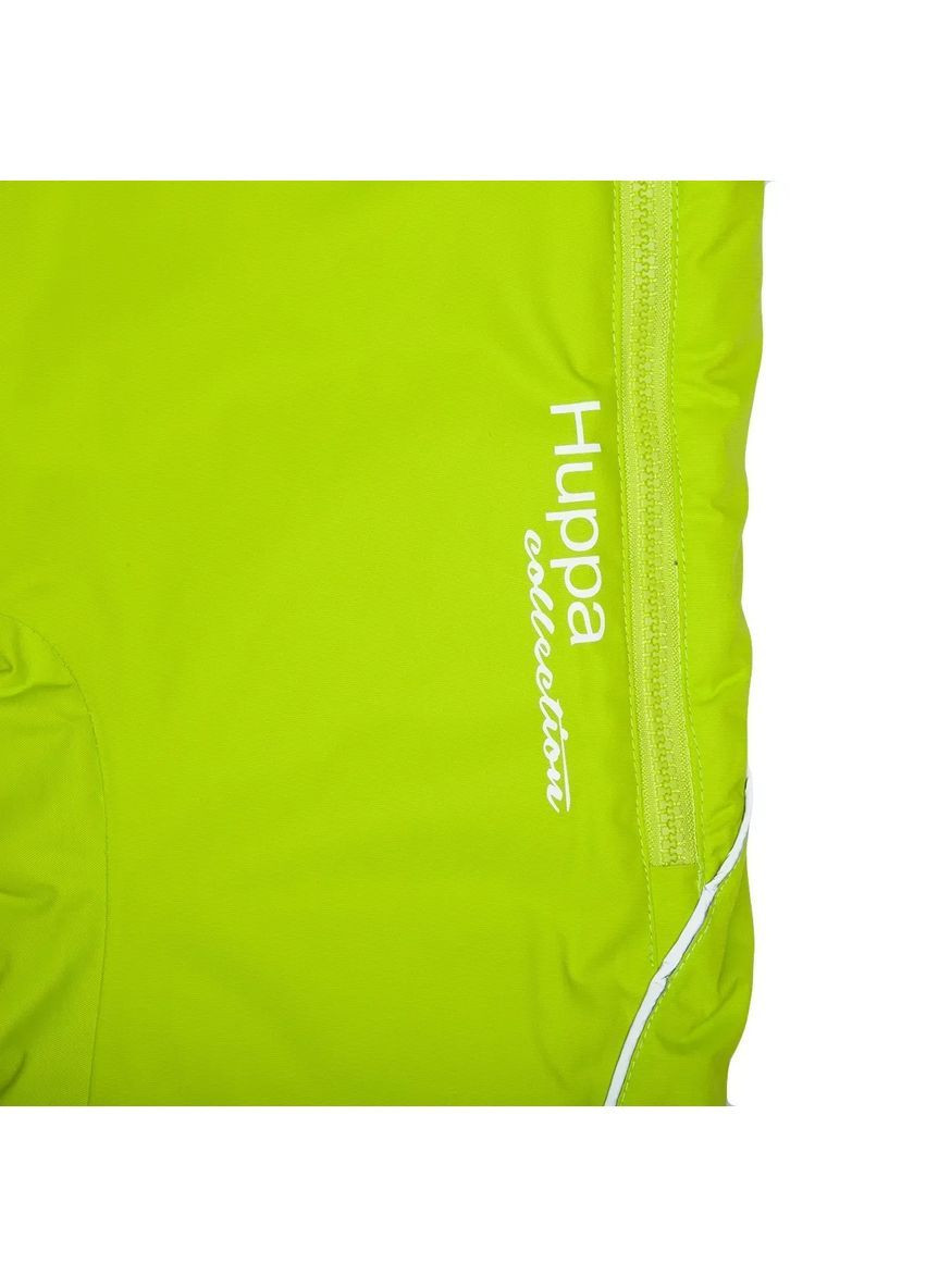 Белая детский зимний комбинезон orion, р.74, лаймовый () Huppa 36300030-00047-074