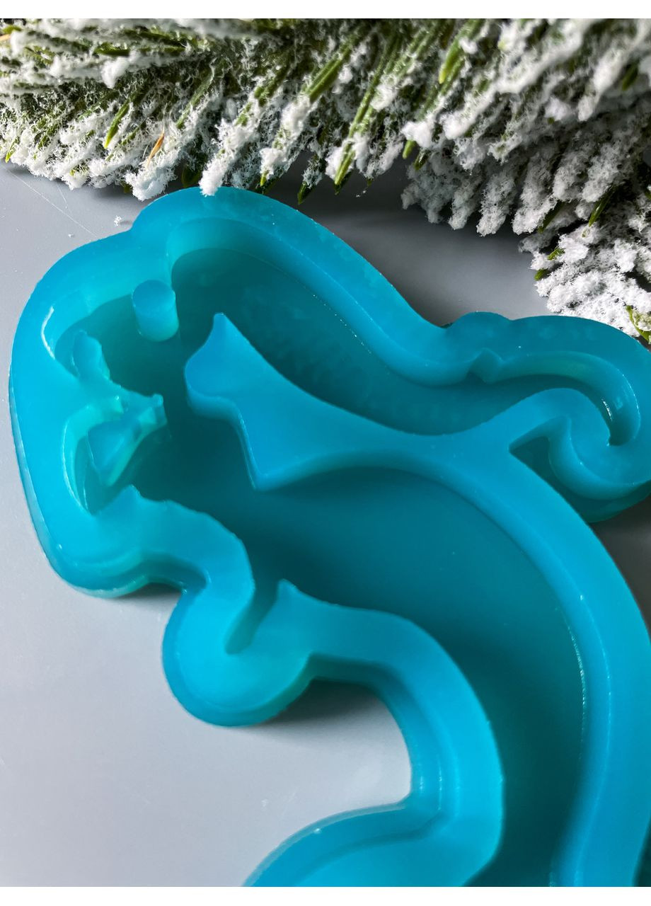 Молд Русалка форма для новорічних іграшок на ялинку силіконова форма для епоксидної смоли No Brand (370566545)