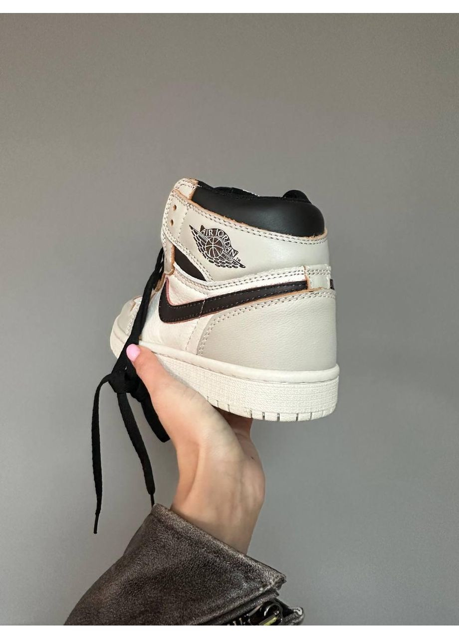КРОСІВКИ ЖІНОЧІ NIKE AIR JORDAN 1 NYC TO PARIS НАЙК АІР ДЖОРДАН No Brand бежеві демісезони (368887884)