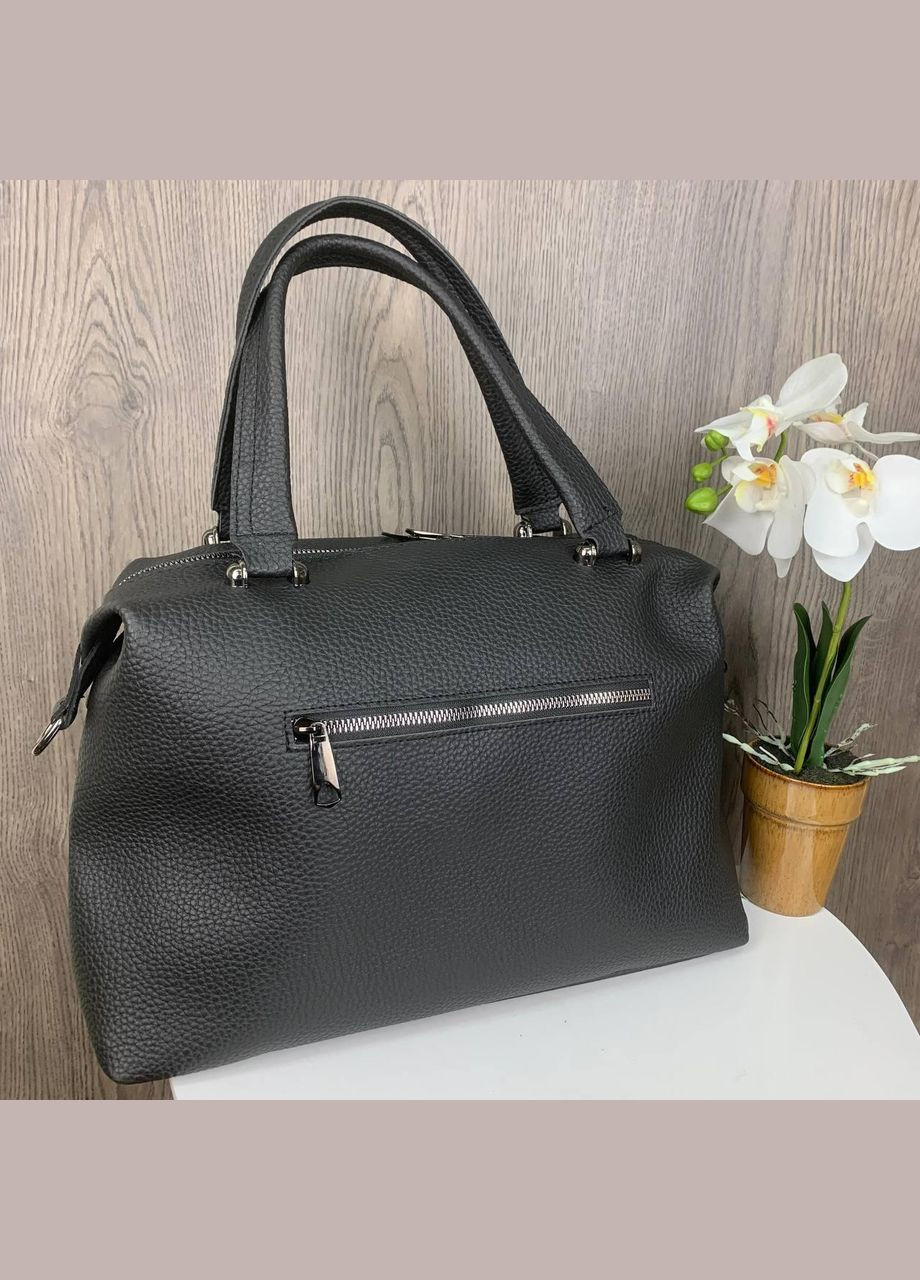 Большая женская сумка, городская сумка для девушек через плечо Черный No Brand (298997034)