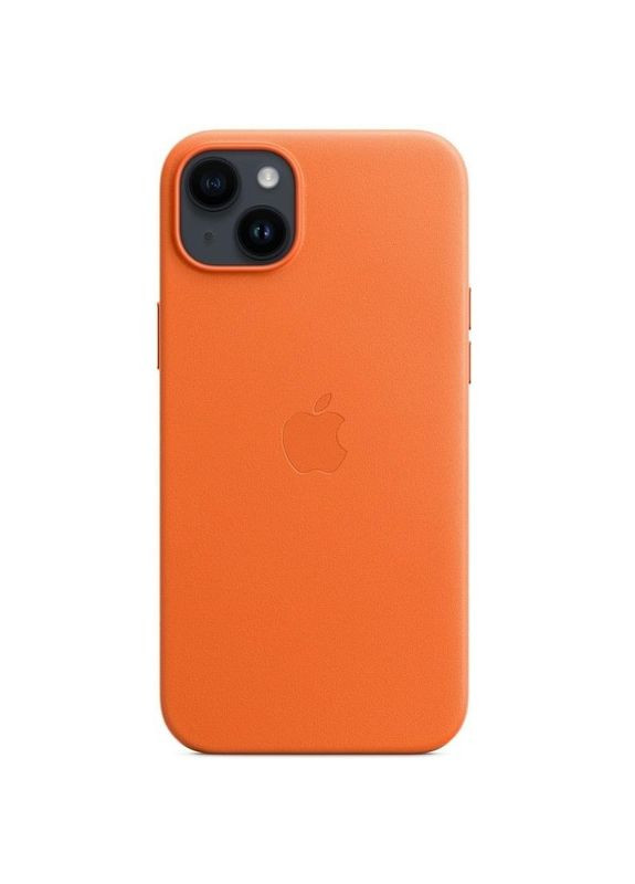 Чехол-накладка Leather Case with MagSafe для iPhone 14 Plus Orange (MPPF3) Apple (370623152)