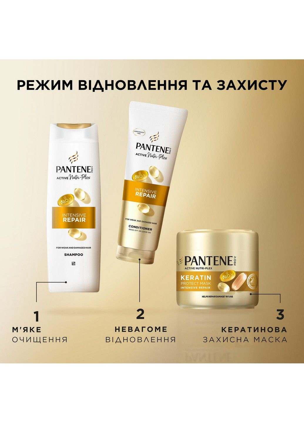 Шампунь Інтенсивне відновлення 250 мл Pantene (304485107)