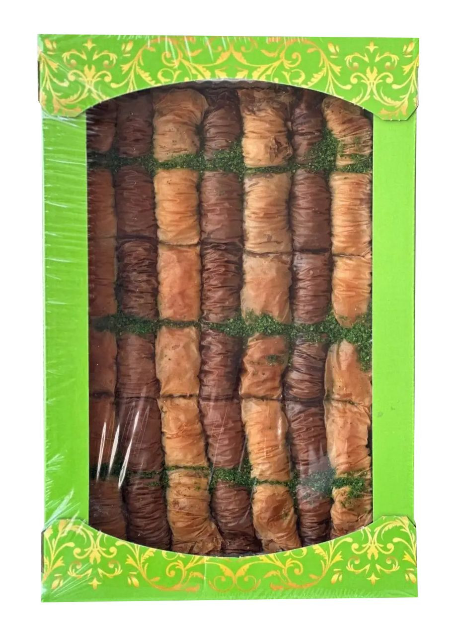 Пахлава асорті з какао, волоським горіхом, фісташкою 1кг Amanti (329872685)