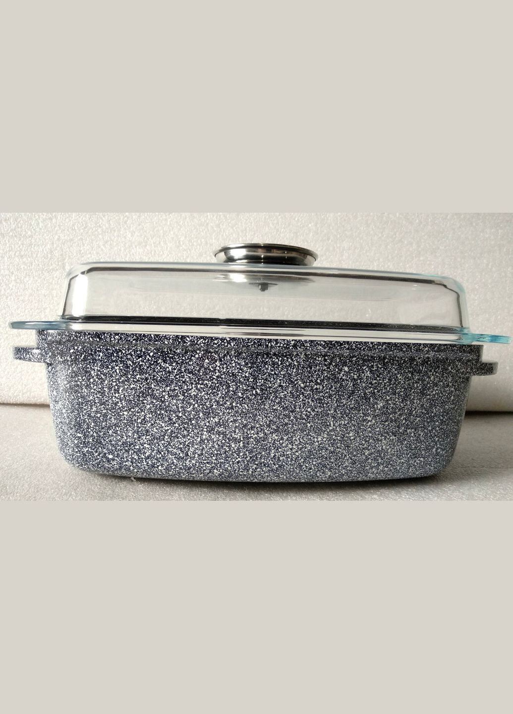 Гусятниця алюмінієва зі скляною кришкою 5.5 л (BH-6233MRB) Bohmann (334004850)