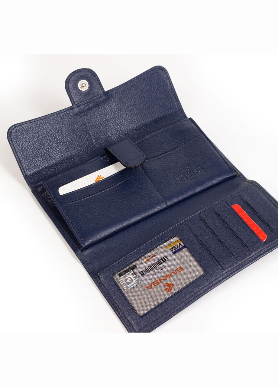 Жіночий гаманець шкіряний 209612-19 синій Eminsa (261481789)