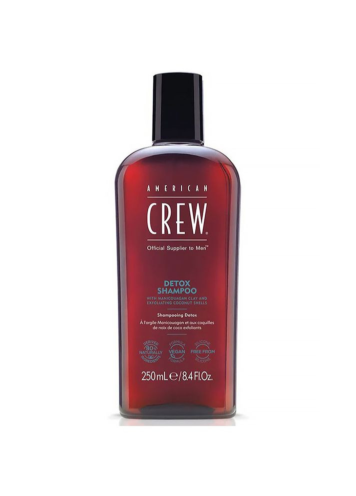 Шампунь очищающий с пилингом Detox Shampoo 250 мл 738678001356 American Crew (317306243)