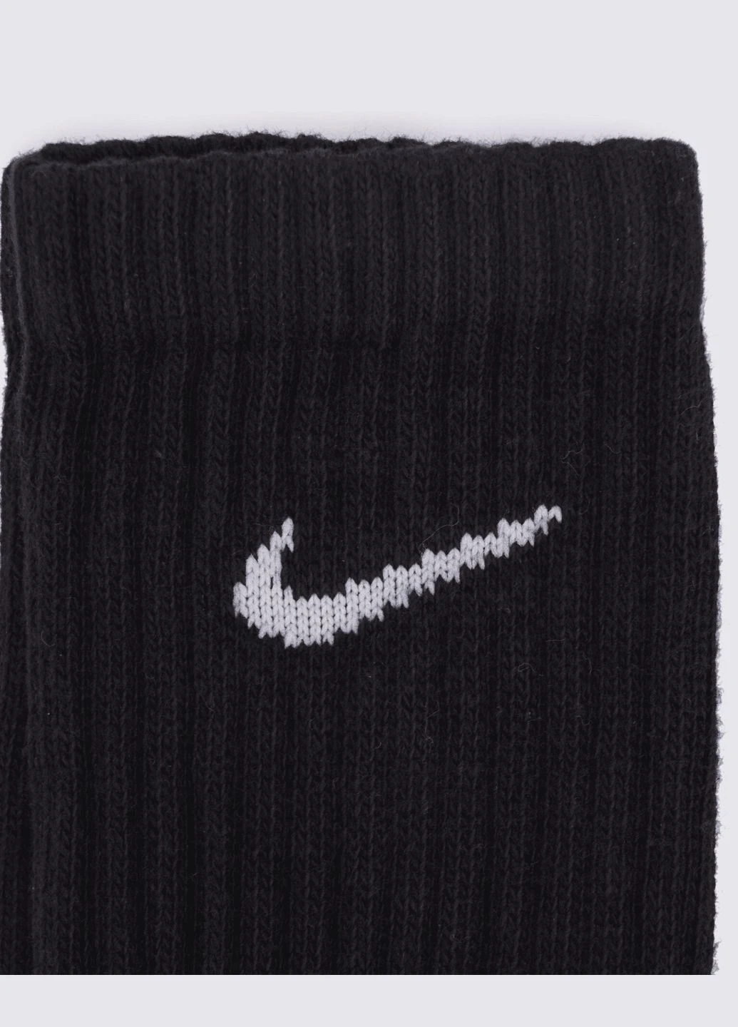 Чёрные носки 3ppk value cotton sx4508-001 черные Nike (298399864)