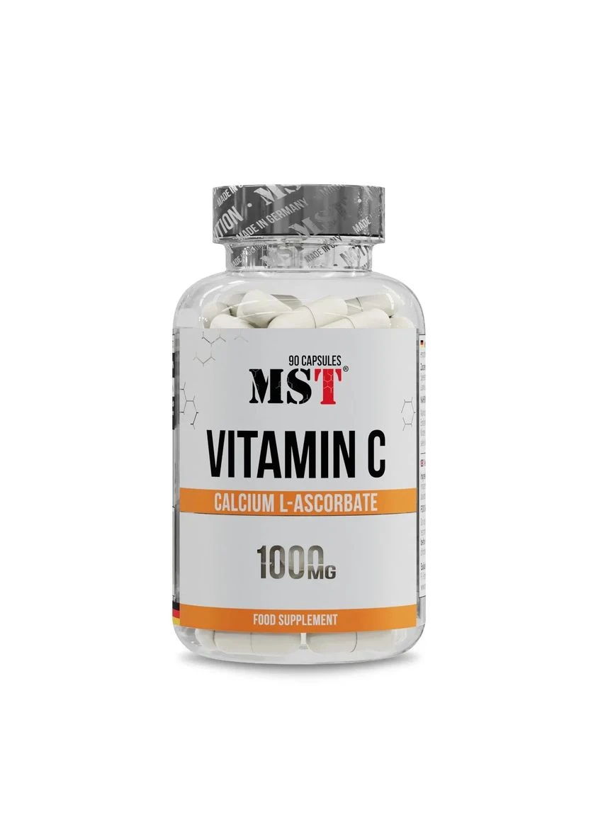 Витамин С кальций аскорбат Vitamin C Calcium L-Ascorbate 1000 мг 90 капсул MST (361117832)