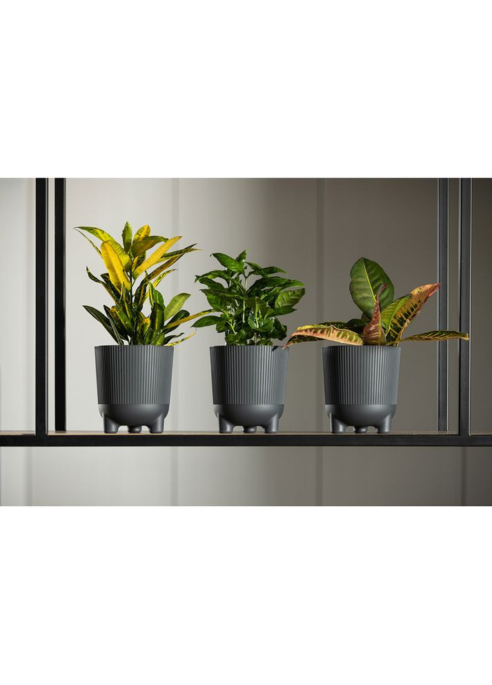 Вазон Aria Jumper 2.4л Антрацит (9822263) Lamela (323239887)