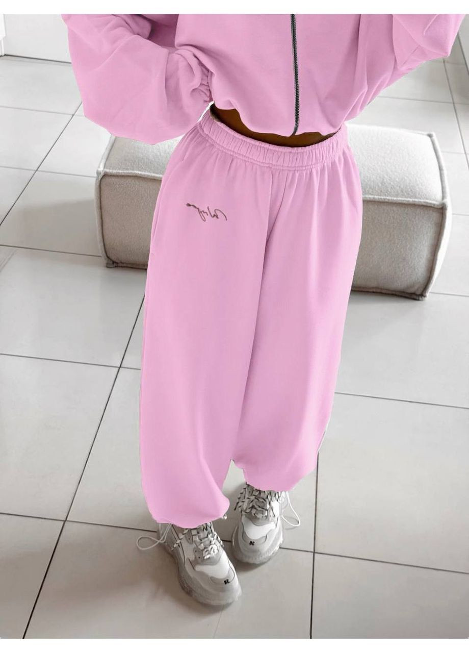 Костюм с вышивкой турецкая тринитка Пенье на мягком флисе, двойной капюшон, утяжка на цвете и брюках Україна (365685963)