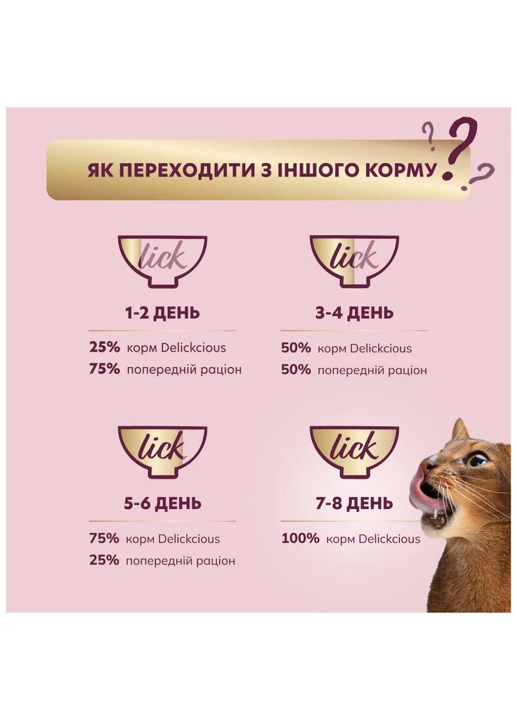 Влажный корм для кошек Суп из курицы с ветчиной и добавлением шпината 80 г (4820269141599) Delickcious (391013268)