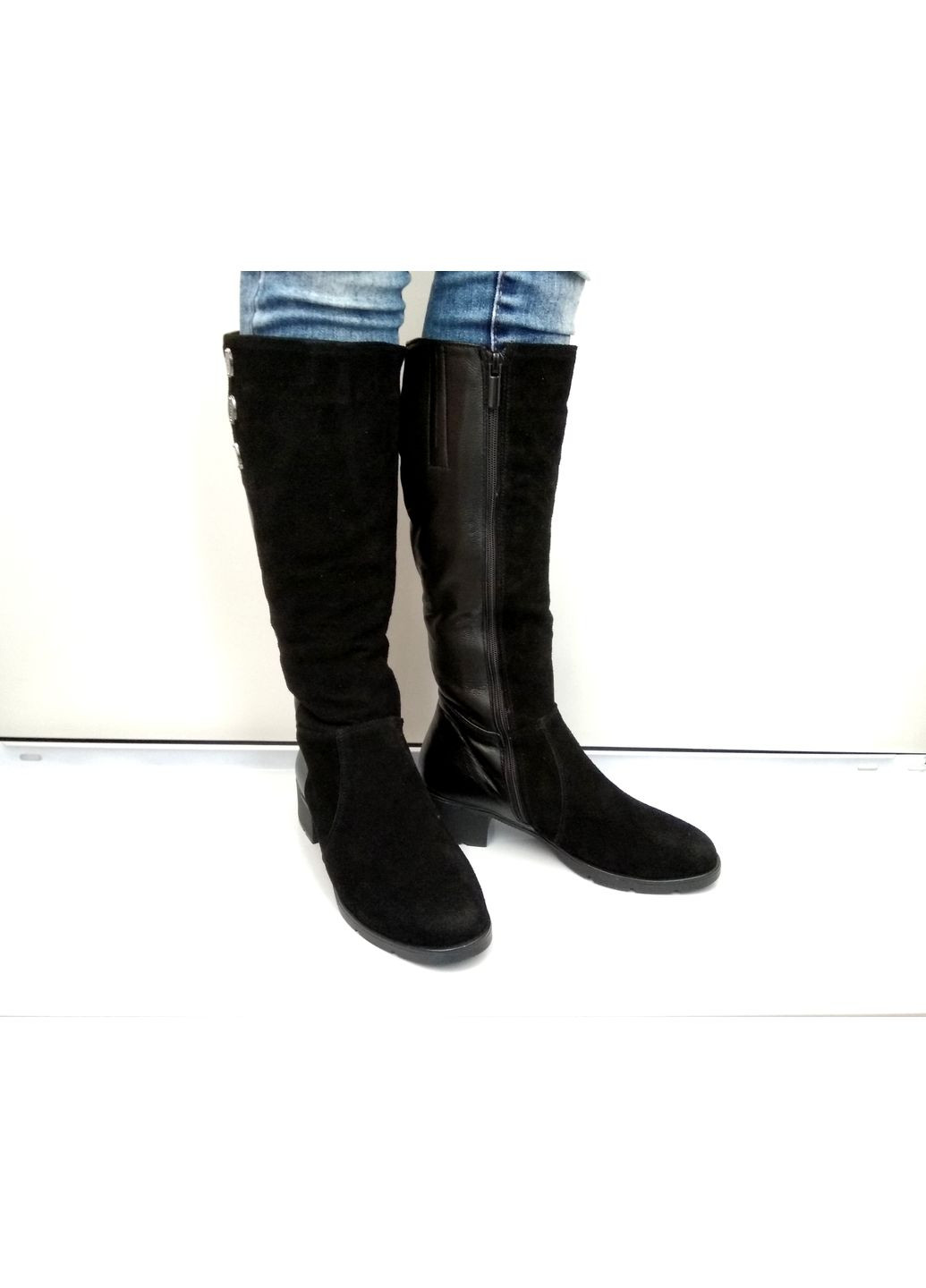 Шкіряні зимові чоботи, шкіряні зимові сапожки, сапоги на зиму Mermaid (315733479)