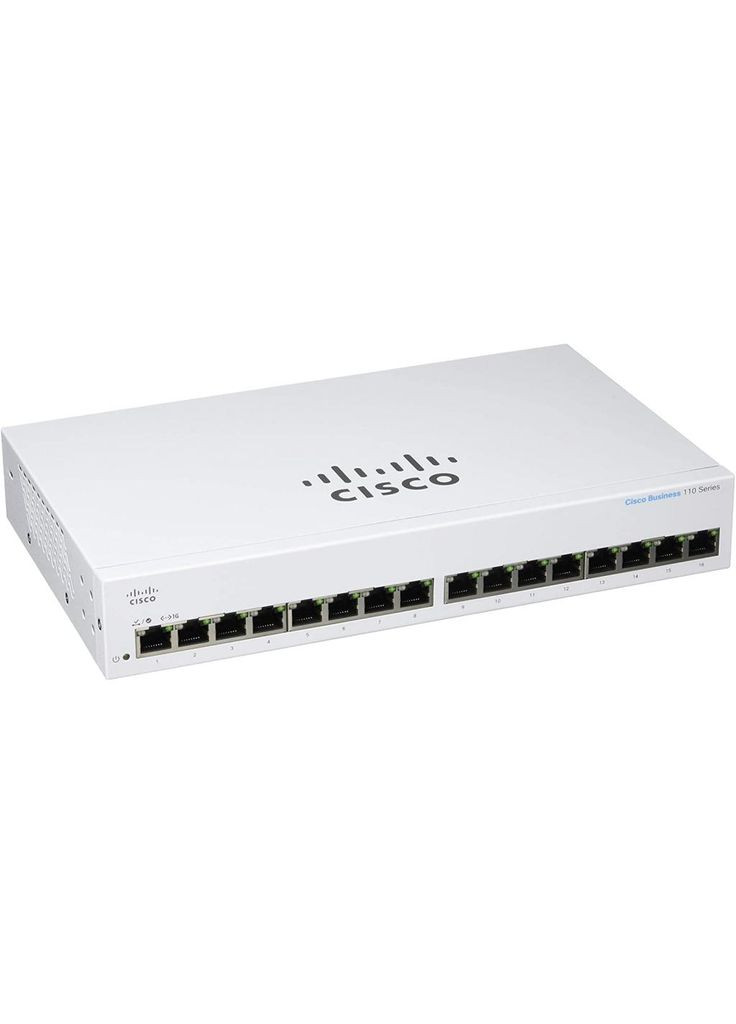 Комутатор мережевий CBS11016T-EU Cisco cbs110-16t-eu (268145150)