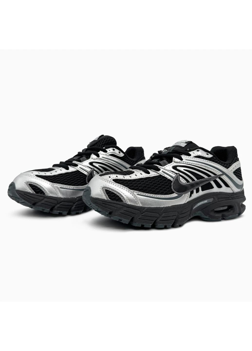 Чорні літні кросівки nike air max moto 2k black/silver найк аір макс мото 2к No Brand