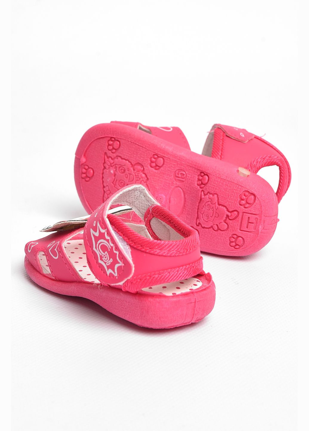 Босоніжки дитячі для дівчинки рожевого кольору Let's Shop (297983123)