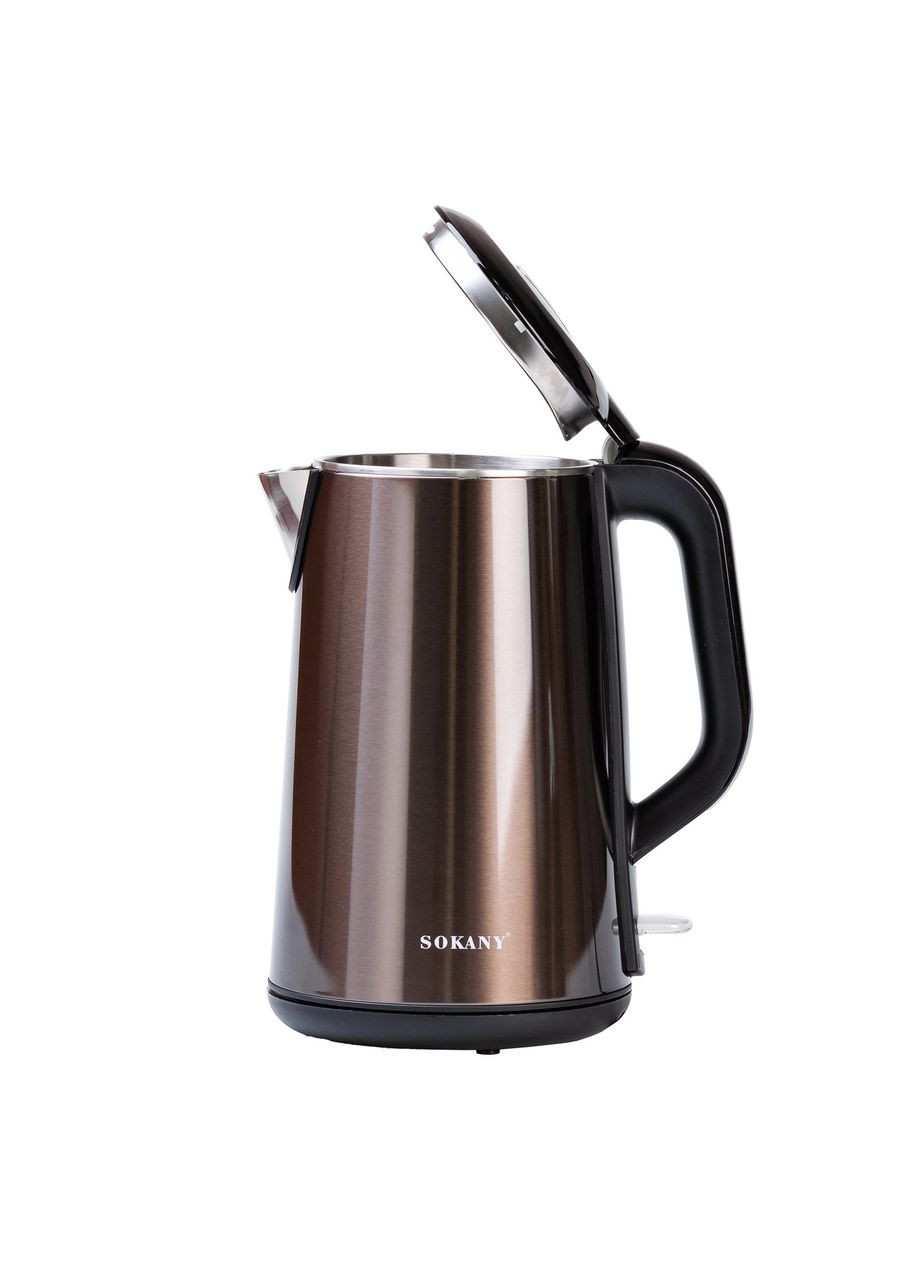 Електрочайник SK2203 2.2 л коричневий (A-032421) Sokany (361242353)