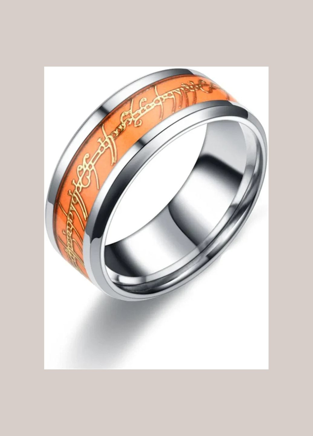 Кольцо из нержавеющей стали, цвет серебро, размер 18 No Brand (322650252)