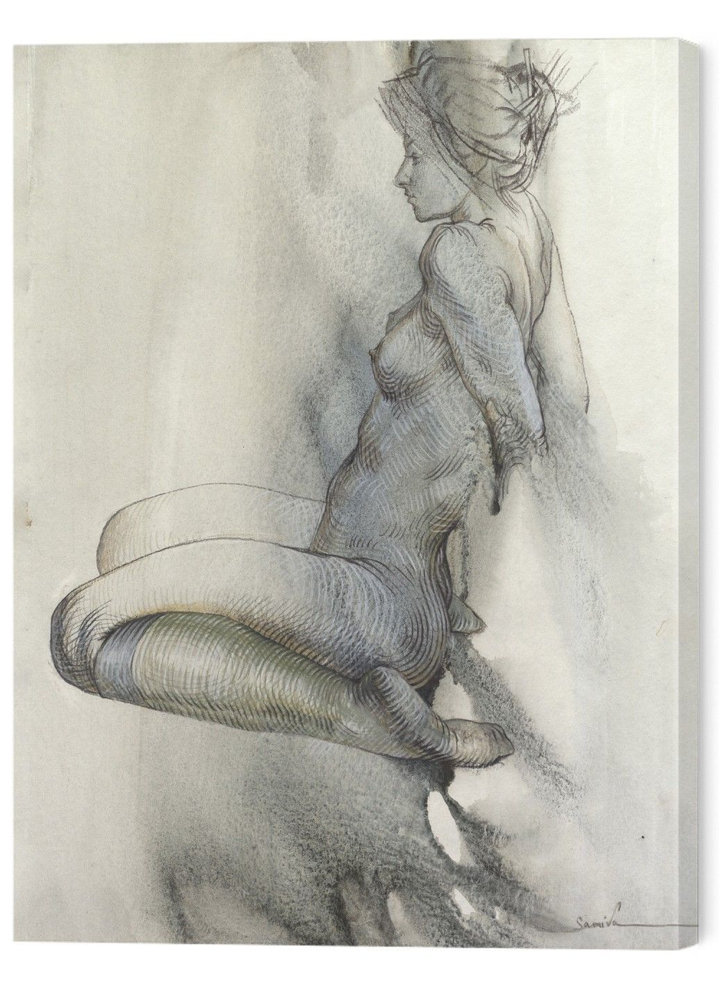 Картина на стіну у вітальню / спальню «Легка загадковість» No Brand (329058874)