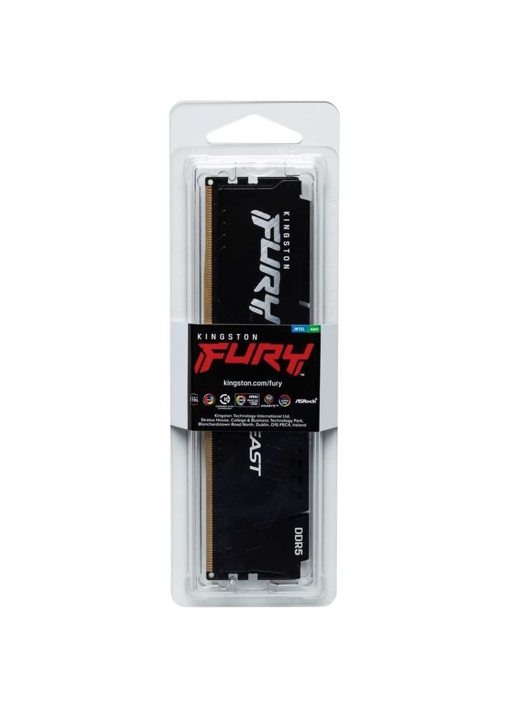 Модуль пам'яті для комп'ютера DDR5 32GB 5600 MHz Beast Black EXPO Fury (ex.HyperX) (KF556C36BBE-32) Kingston (315786325)