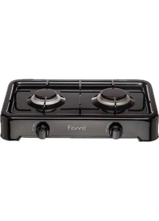 Плитка газовая настольная O-200-BL 2-х конфорочная с крышкой Ferre (328905597)