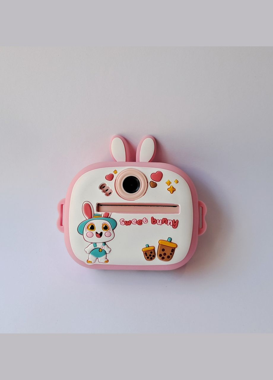 Дитячий фотоапарат з миттєвим друком Зайчик JE-7678 No Brand (337177404)