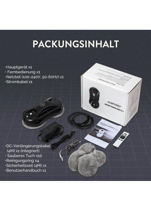 Робот для мойки окон с автоматическим распылением жидкости CHOVERY CL.2 (355796758)