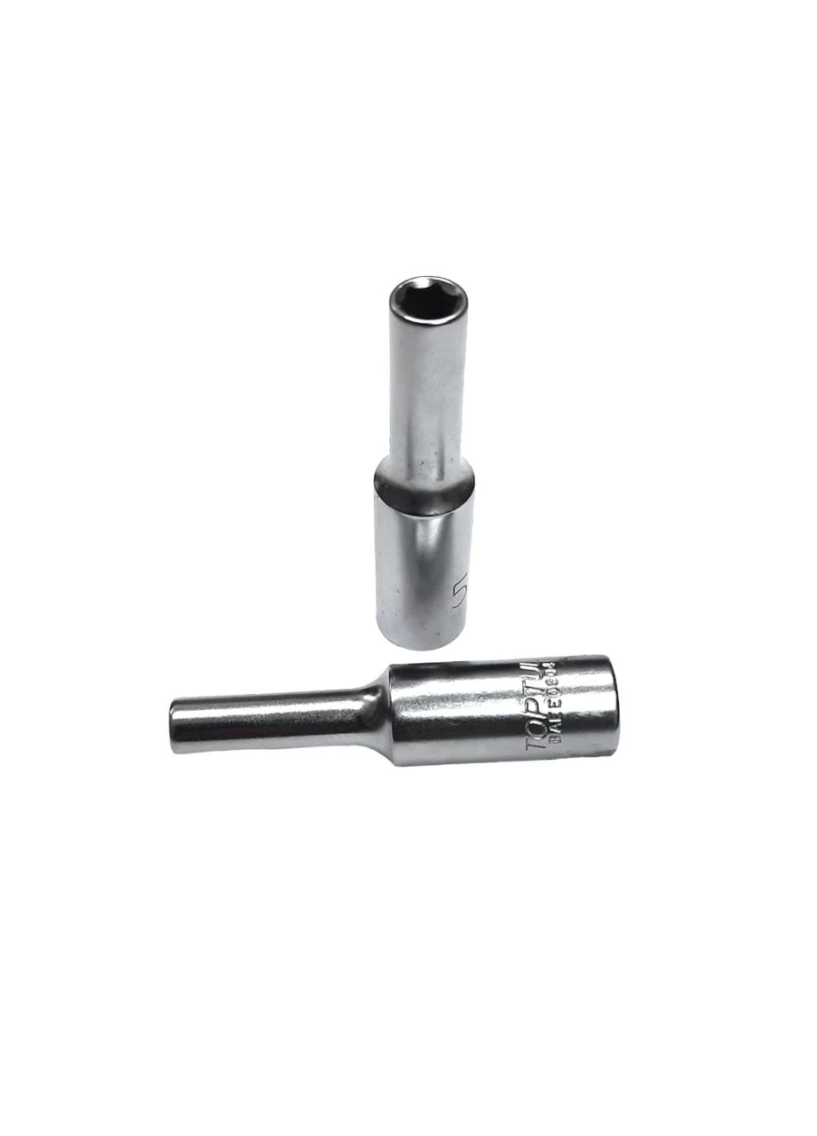 Головка торцевая глубокая 1/4" 6г 5 мм BAEE0805 TOPTUL (299913325)
