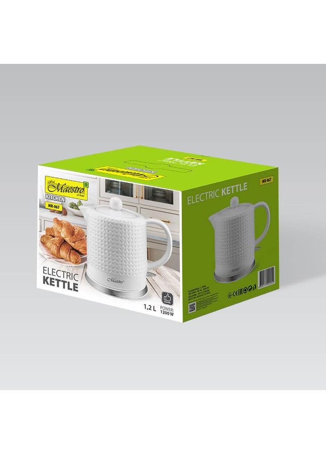 Керамічний електрочайник MR-067 1,2 л Maestro (362263749)