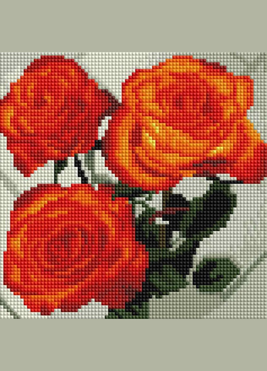 Набор алмазной мозаики 20х20 Букет из роз DD1206 ColorArt (299772320)