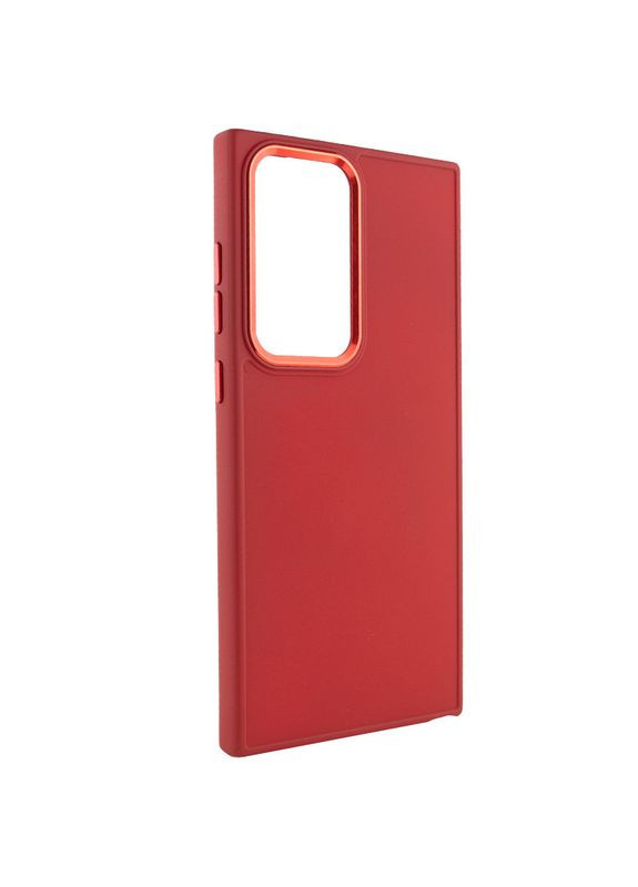 Чохол TPU Bonbon Metal Style для Samsung Galaxy S24 Ultra Red No Brand (359476426)
