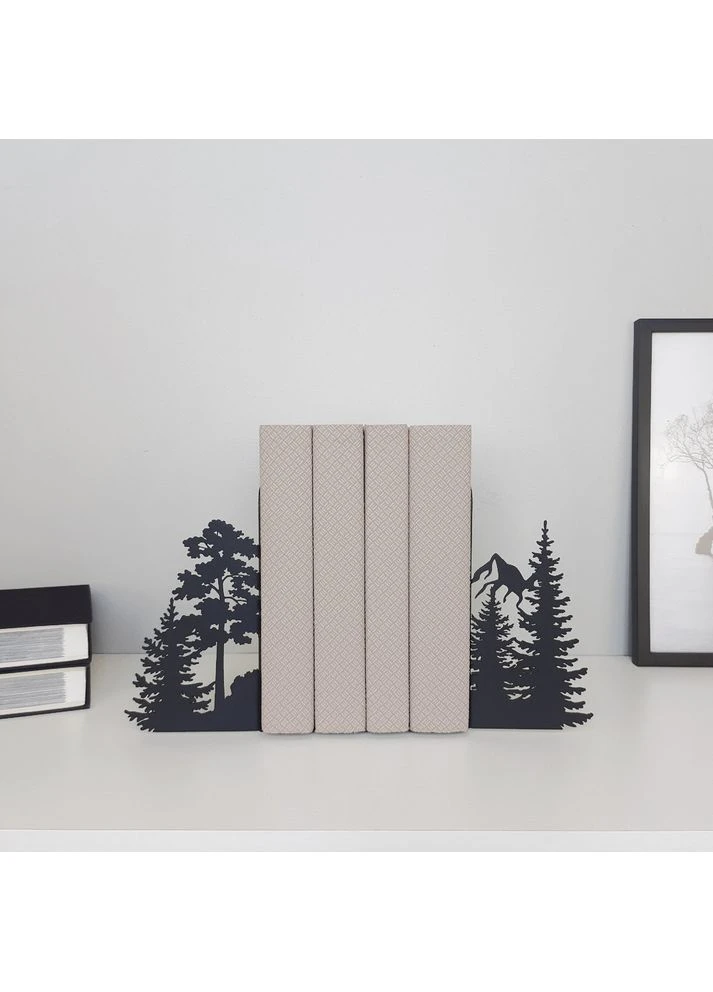 Упоры для книг Mountain 30x20 см 2 шт Черный (G-093) Glozis (387580674)