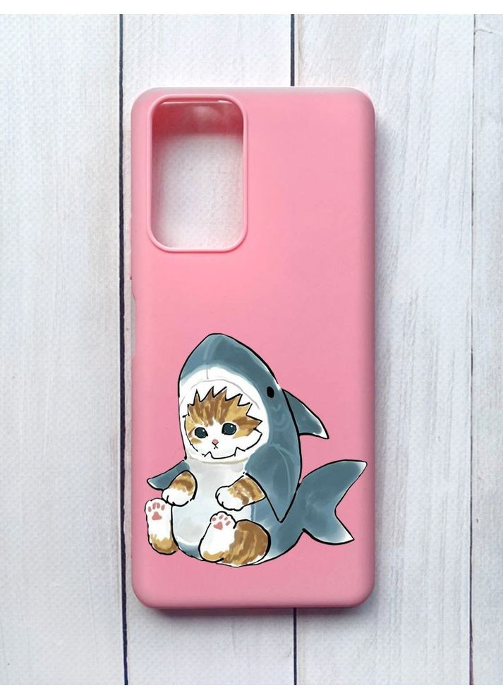 Матовий чохол на Xiaomi Redmi Note 10 Pro/10 Pro Max Рожевий:: Кошеня (принт 120) Creative (360702896)