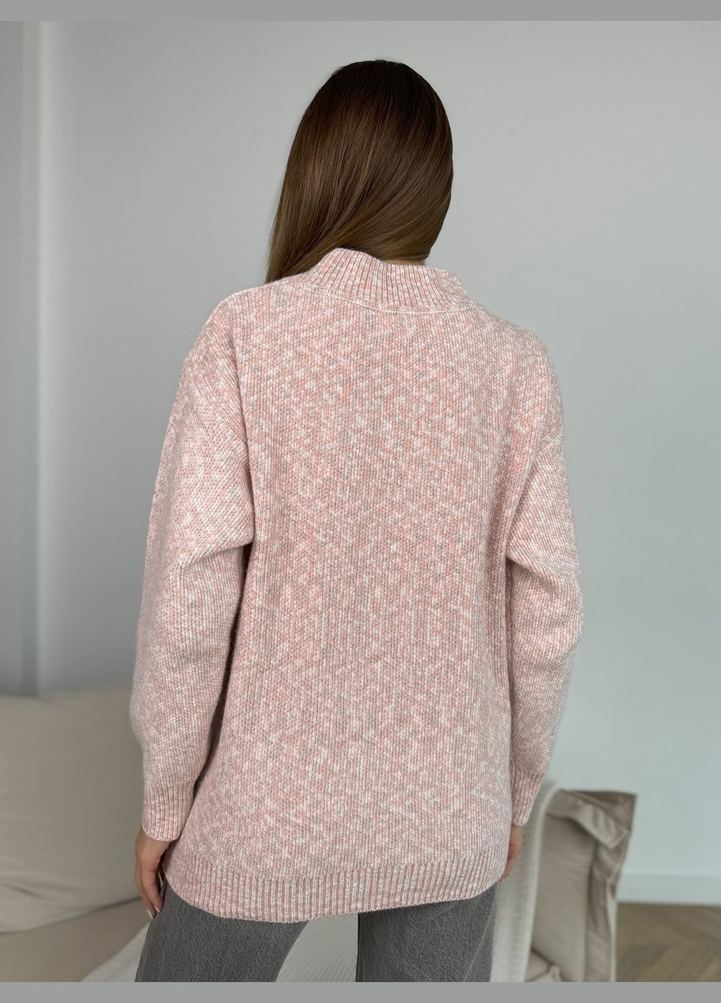 Персиковый зимний свитера Magnet WN20-672