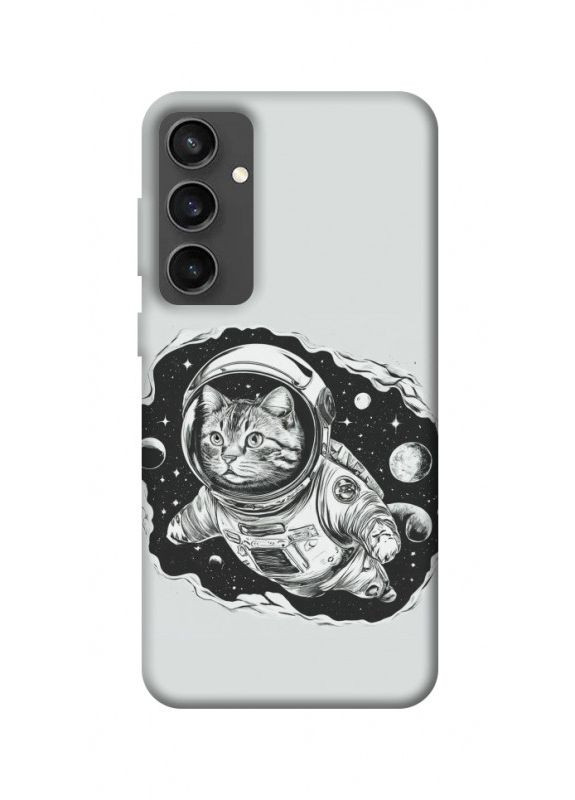 Чохол з принтом для Samsung Galaxy S24 FE / для самсунг галаксі С24 фе Кіт космонавт No Brand (338612581)