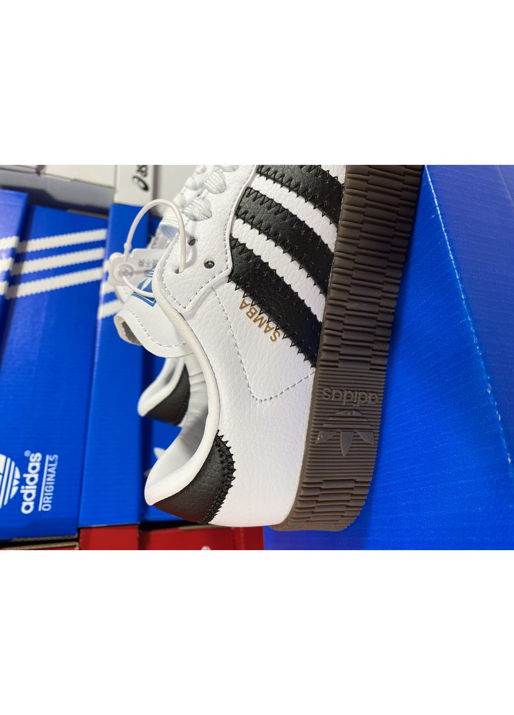 Білі Осінні кросівки чоловічі adidas samba white адідас самба No Brand