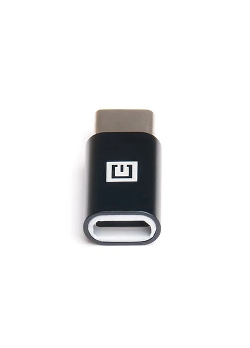 Адаптер micro USB - USB Type-C (F/M), Черный (EL123500018) Real-El (400429130)