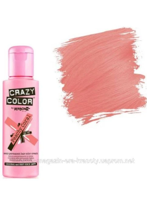 Фарба для волосся 70 Peachy Coral Персиковий корал Crazy color Professional, 100 мл Osmo (396361962)