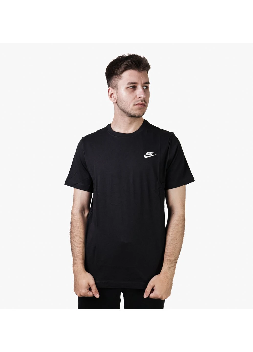 Черная футболка m nsw club tee as black ar4997-013 Nike
