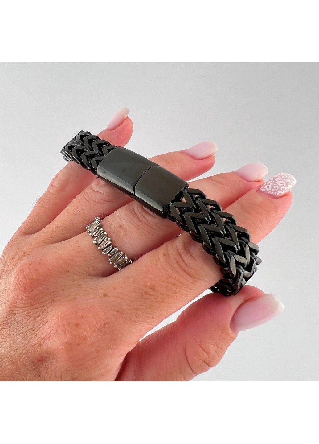 Мужской браслет шириной 11 мм из нержавеющей медицинской стали BS-030 No Brand (299486395)