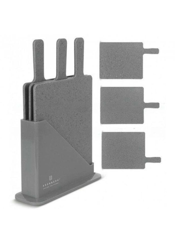 Набор разделочных досок EB-11982 4 предмета серый Edenberg (324443234)