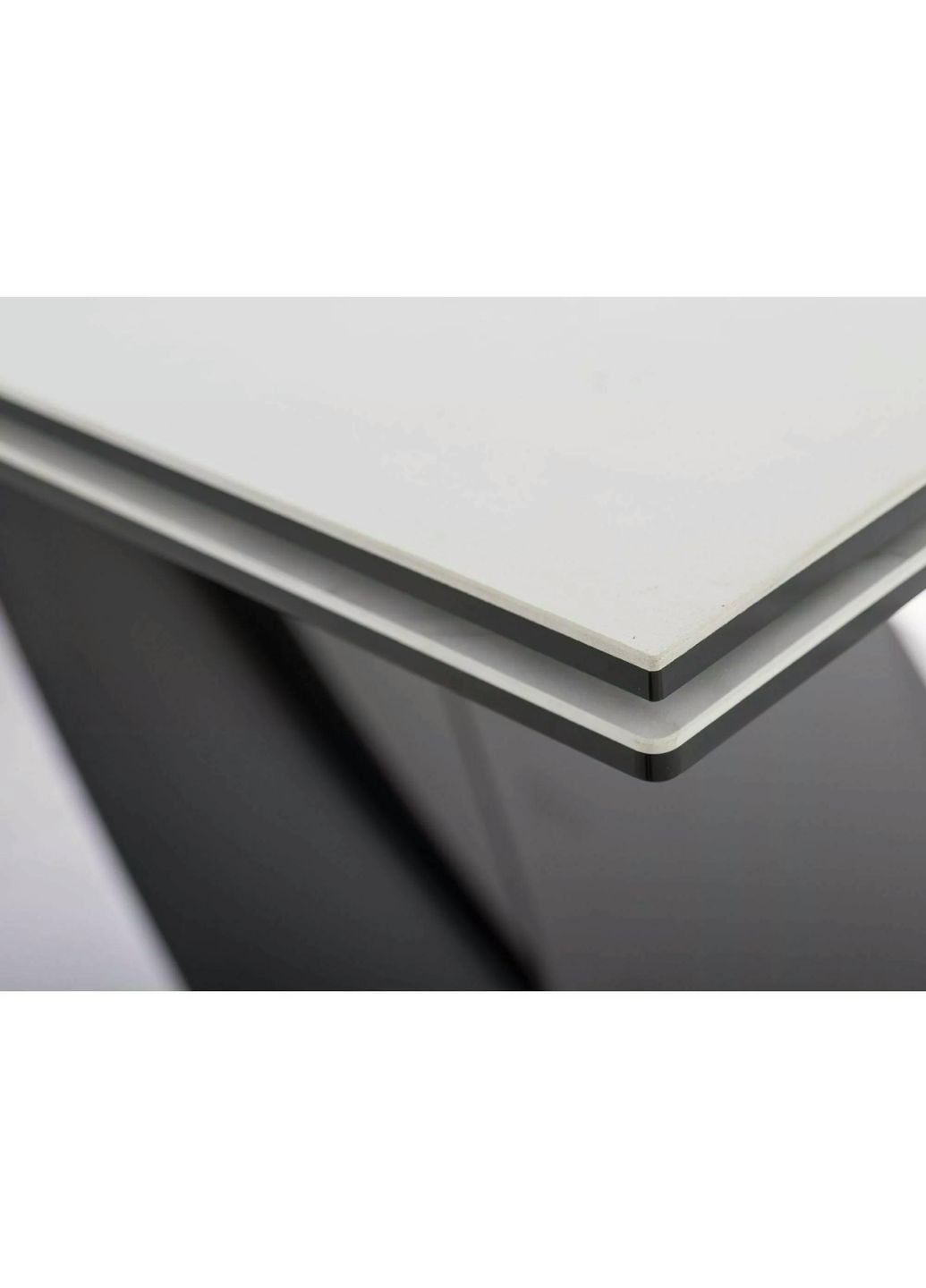 Стіл обідній розкладний WESTIN CERAMIC Крем Diamond Cream / Чорний мат (160-240) X90 WESTINKRC160 Signal (372178512)