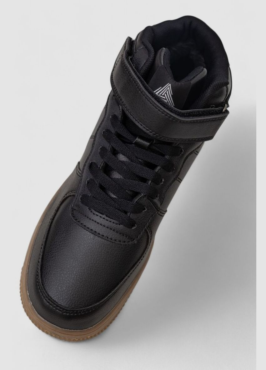 Чорні Осінні кросівки чоловічі зимові на хутрі Ager Кроссовки