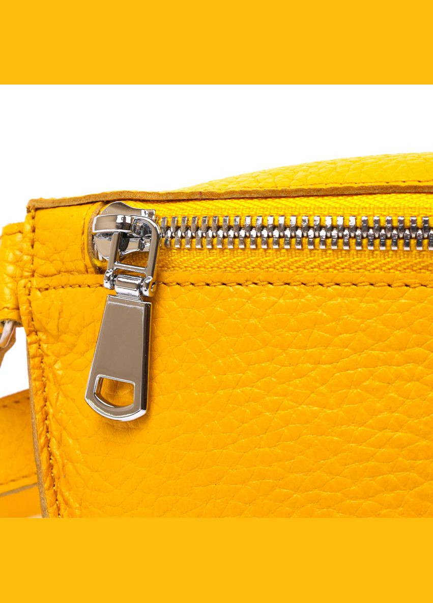 Шкіряна яскрава жіноча бананка 16377 Shvigel (331913051)