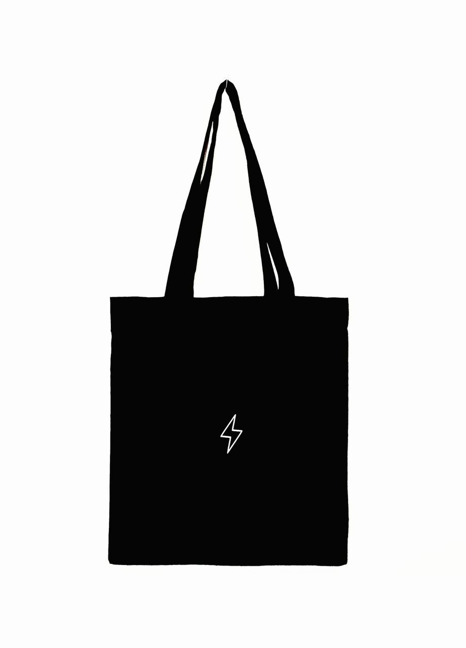 Эко-сумка Шопер с принтом "Молния" Handmade (292713441)