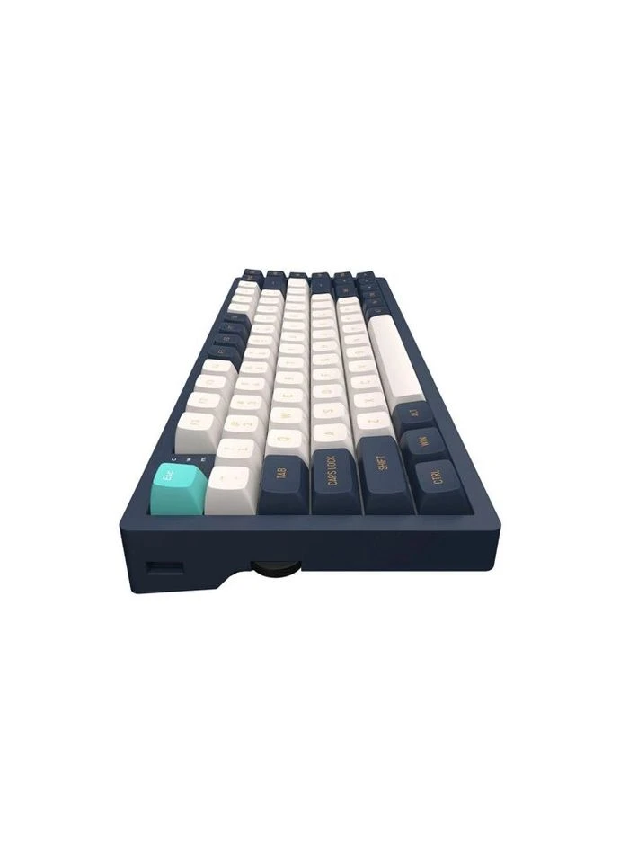 Клавіатура Dark Project KD83A PBT RGB Mech G3MS Sapphire USB Ivory/Navy (DPP83_GSH_NAVY_ANSI_UA) Power (315362713)