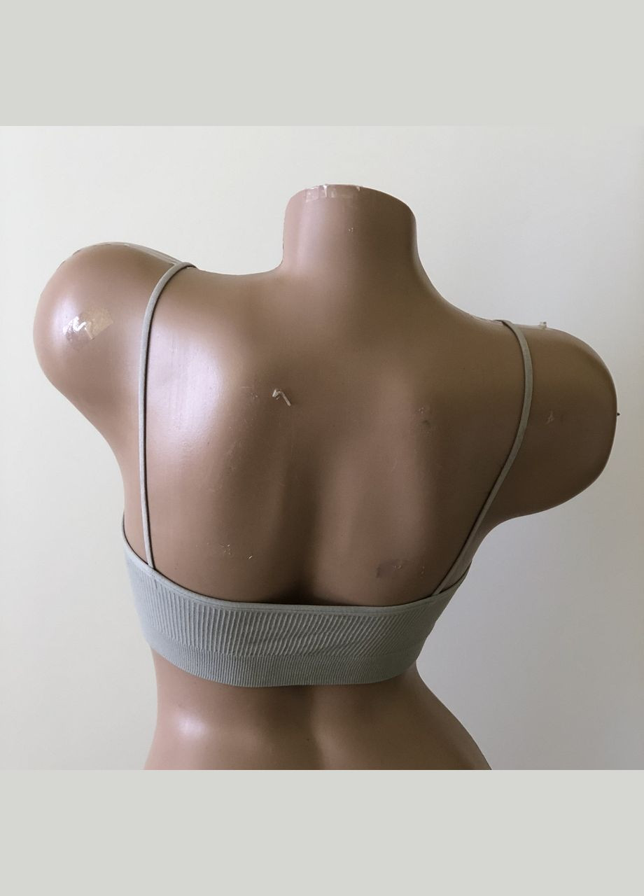 Женский топ топик в рубчик бюстгальтер No Brand (314931115)