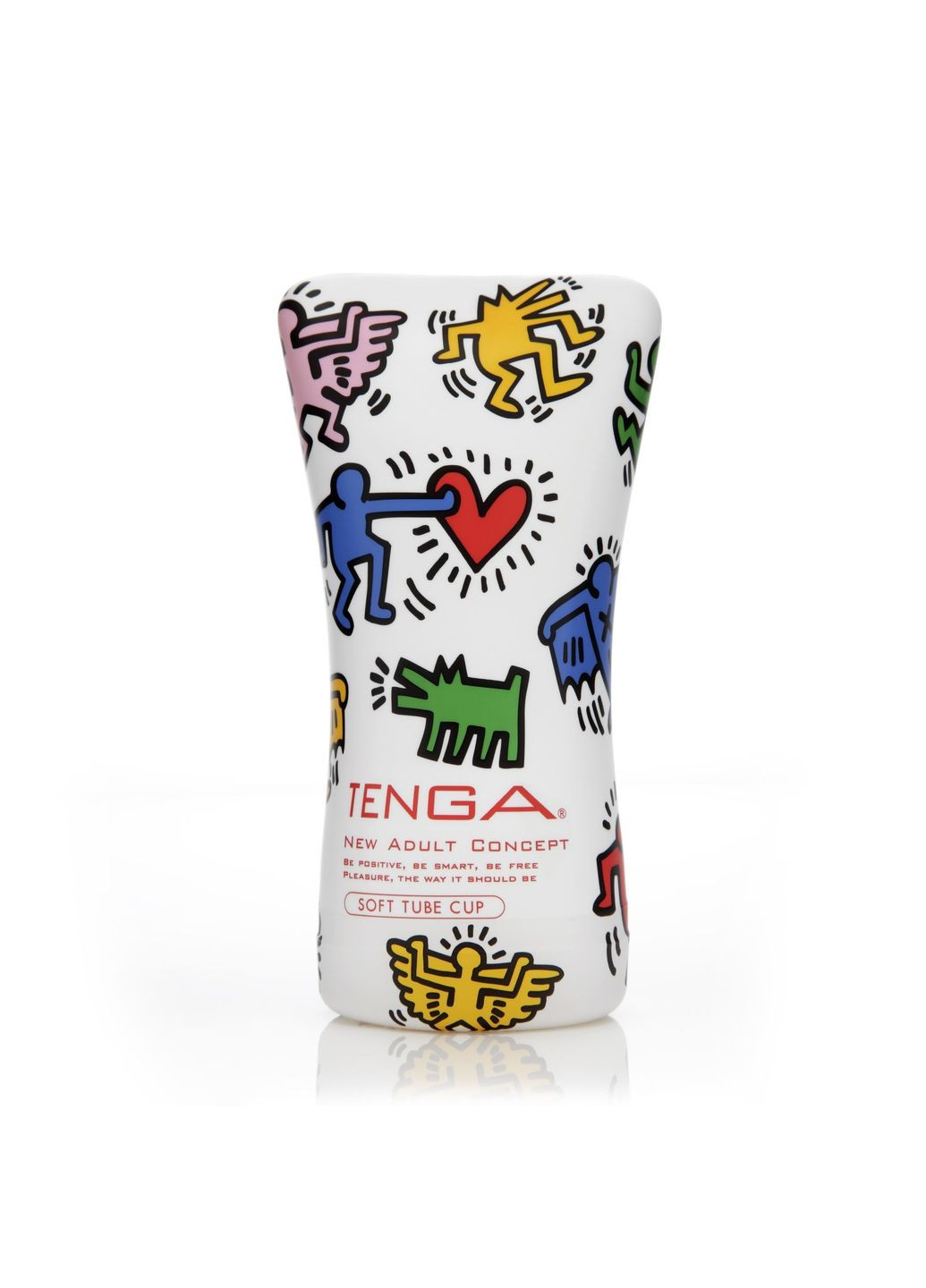 Мастурбатор Keith Haring Soft Case Cup (мягкая подушечка) сжатый Tenga (291441033)