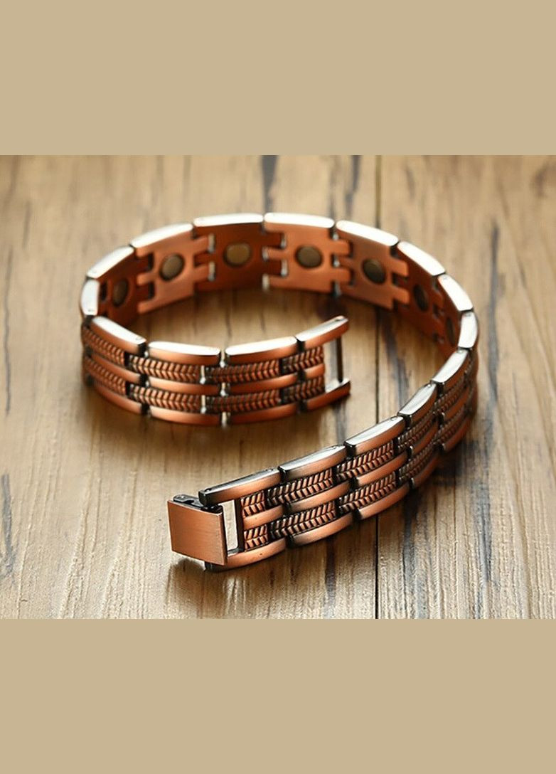 Браслет мужской медный магнитный на руку Cooper (325881197)