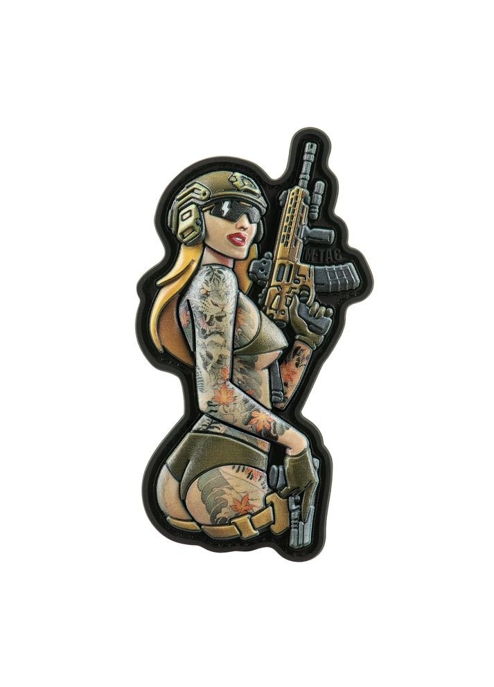 Нашивка Tactical girl №4 PVC tattoo Якудза M-TAC (315048039)